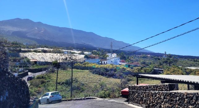 Panorámica del recorrido de la Etapa 6 y de las coladas del Tajogaite.