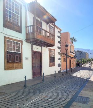 Arquitectura tradicional  en las calles de Los Llanos de Aridane 