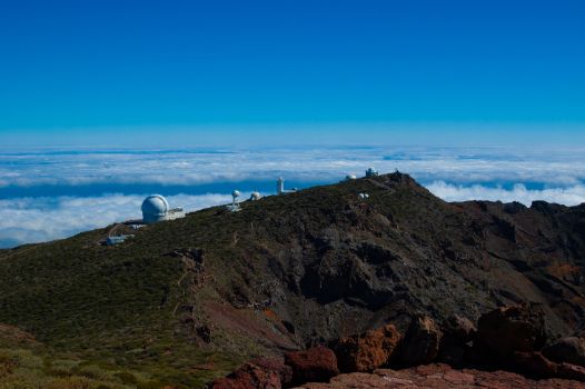 Observatorios astronómicos en el Roque de los Muchachos