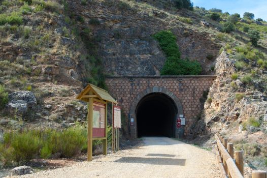 Panel interpretativo en el Área de descanso de El Jardín