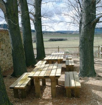 Área de descanso del lavadero en Muro