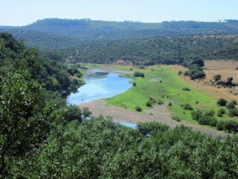 Vista del Guadiana desde el Camino