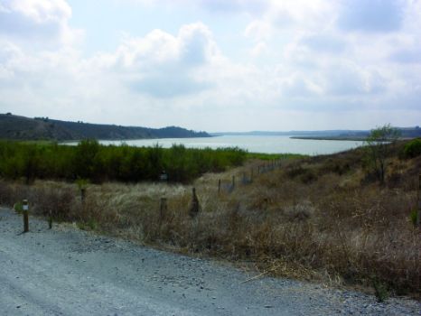 Vistas del río Guadiana desde el Camino