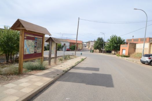 Inicio de la etapa, en la parte alta de Valverde de Júcar
