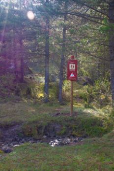 Inicio de segundo tramo a pie de la etapa 2 del Camino Natural	
