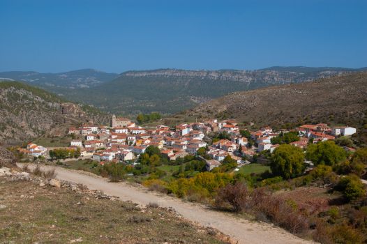 Panorámica de Huélamo y de la Serranía de Cuenca	