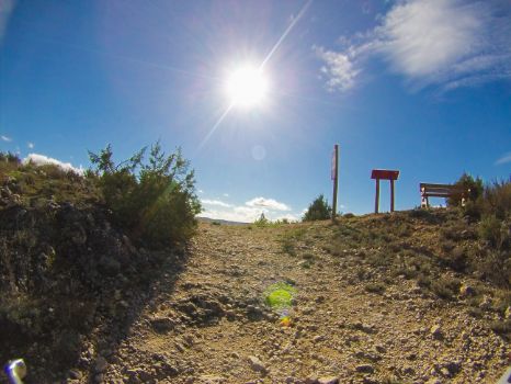 Imagen subjetiva llegando al mirador de Cuenca