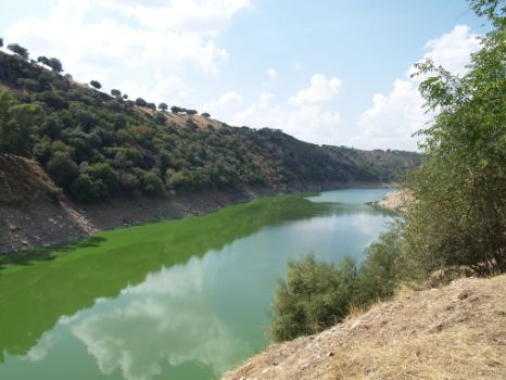 Paisaje del río Tiétar desde el mirador "La Tajadilla"