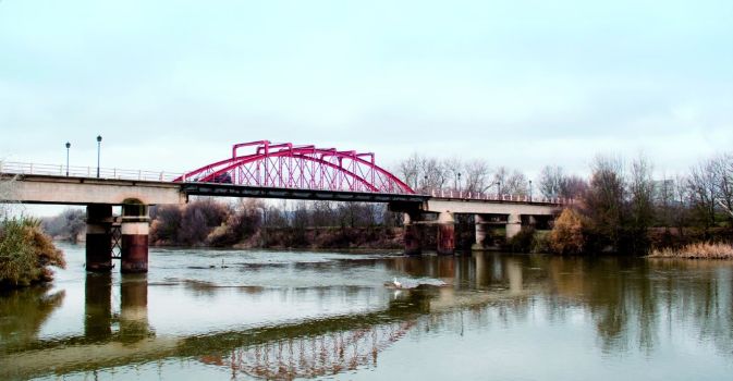 Puente de hierro de Malpica de Tajo