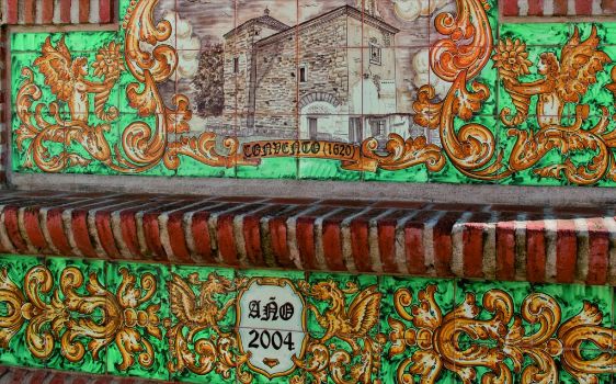 Detalle de cerámica típica