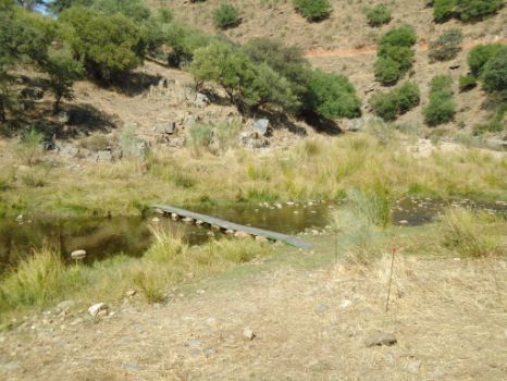 Pequeño paso sobre el arroyo