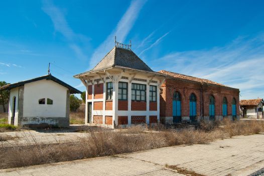 Antigua estación de Ciruelos de Coca