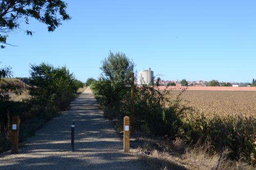 Vistas del camino, desde el desvío a Villanueva de Azoague