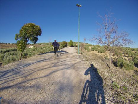 Senderistas en las cercanías de Jaén