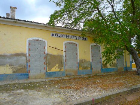 Antigua estación de Alcaudete en 2008