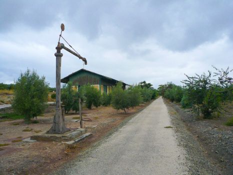 Antigua estación de Alcaudete en 2008