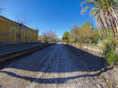 Antigua estación de Alcaudete en 2025