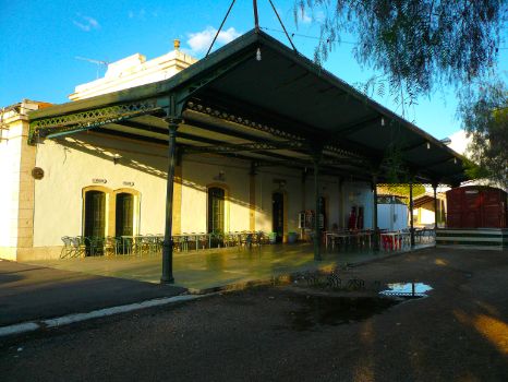 Antigua estación de Luque en 2008
