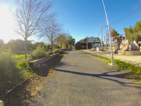 Antigua estación de Luque en 2025