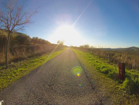 Punto kilométrico 78 del Camino Natural