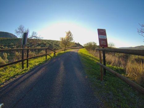 Señalización de cambio de término municipal