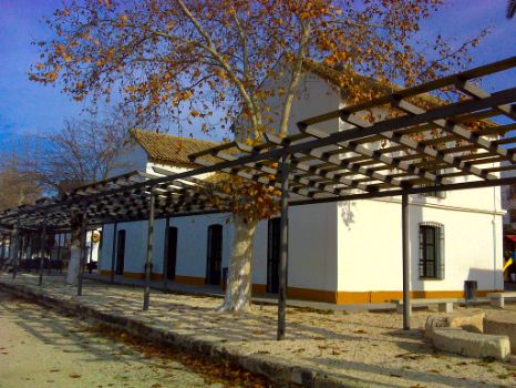 Antigua estación de Navas del Selpillar en 2016