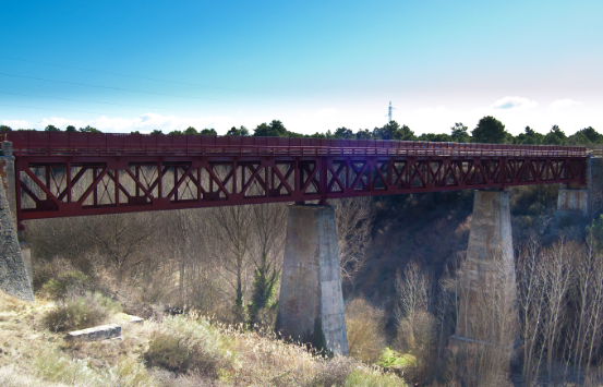 Puente sobre el río Voltoya