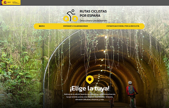 Página rutas ciclistas de España