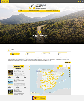 Página rutas ciclistas de España