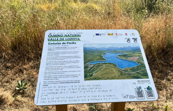 . El Camino Natural del Valle del Lozoya se convierte en un ejemplo de accesibilidad 