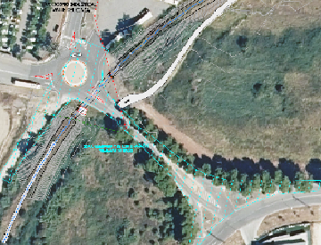 Instalación pasarela en CN Barbastro-Castejón del Puente-Monzón