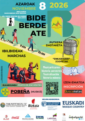Bideberdeate 2026 invita a descubrir el Camino Natural Vía Verde Montes de Hierro
