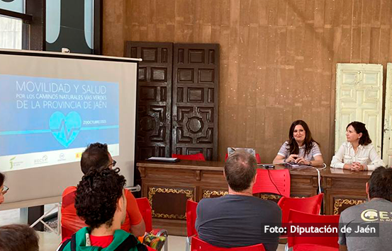 Taller de movilidad y salud en los Caminos Naturales Vías Verdes de Jaén 