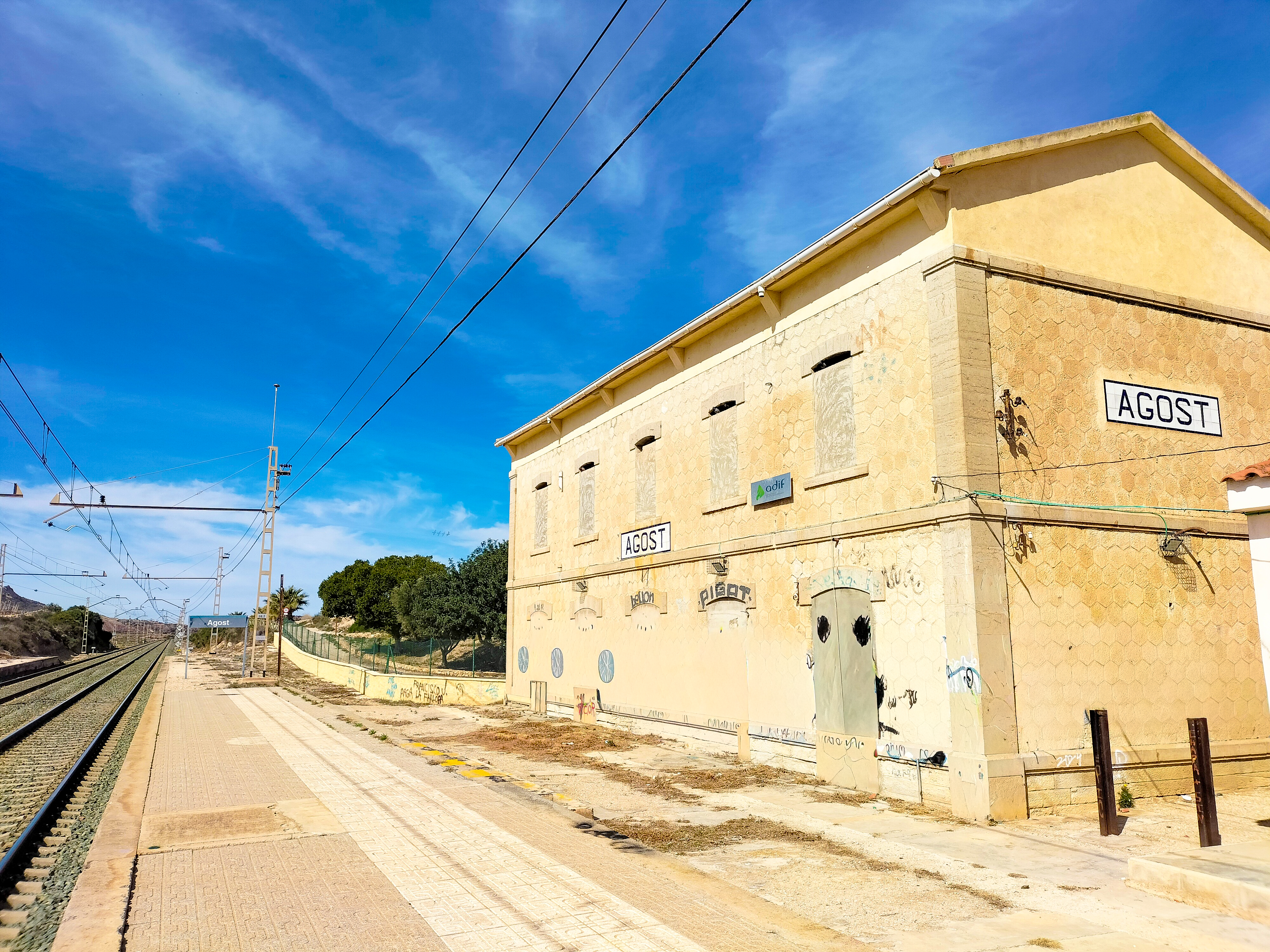 Former railway station of Agost 