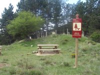 Área de descanso de los Pozos de Hielo