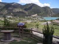Embalse de Arguis desde la Ermita de Soldevilla