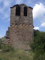 Iglesia de Santa María de Belsué en el despoblado del mismo nombre