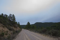 Las laderas aparecen tapizadas de pinares