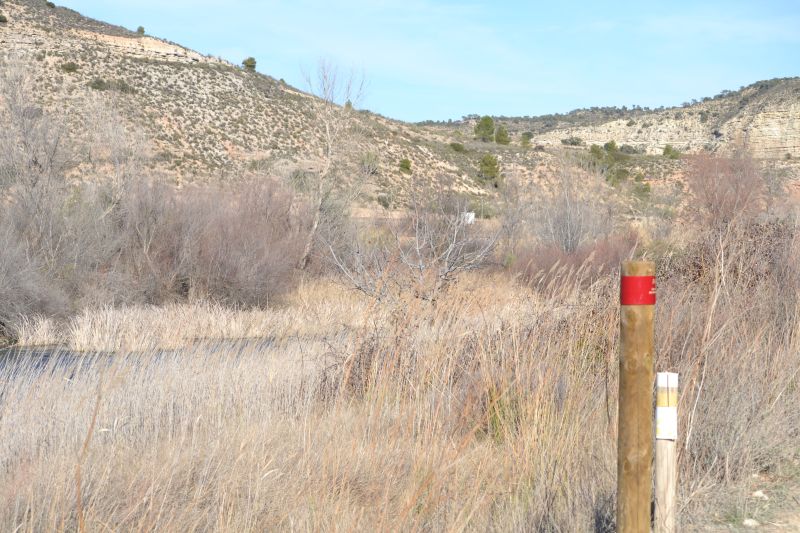 Desembocadura río Algars en el Matarraña