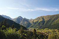 Vista de la boca norte del Túnel de Vielha