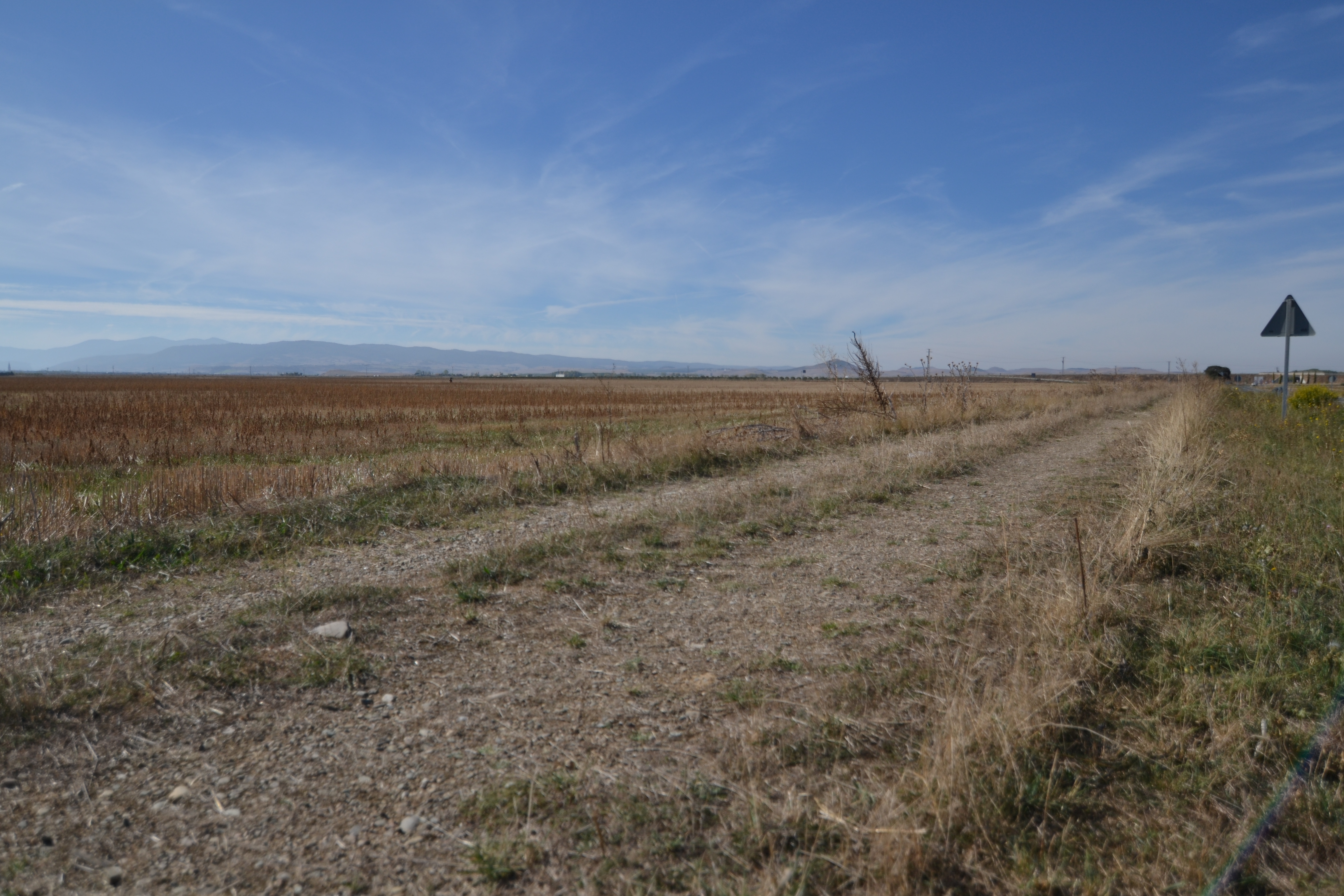 Colada Calzada de los Romanos (cattle road)