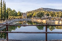 Balsas de Basacol, ancient water tanks rehabilitated as a leisure area 