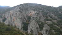 Limestone formation called Las Palomeras 
