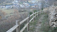 Vista de Sort desde el camino a Castellviny   