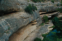 Tablas calizas del cañón del río Canaletas