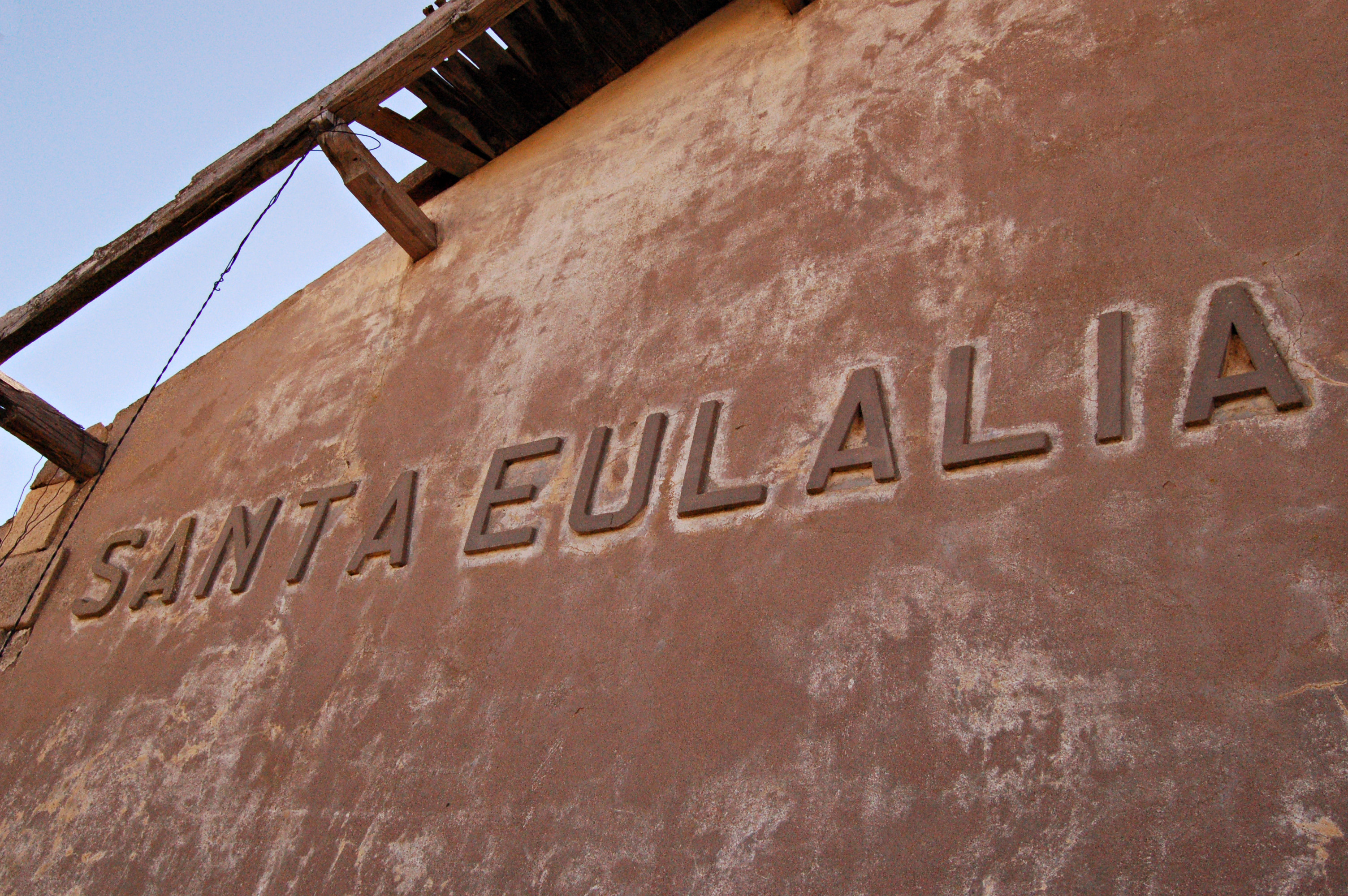Inscripción de Santa Eulalia