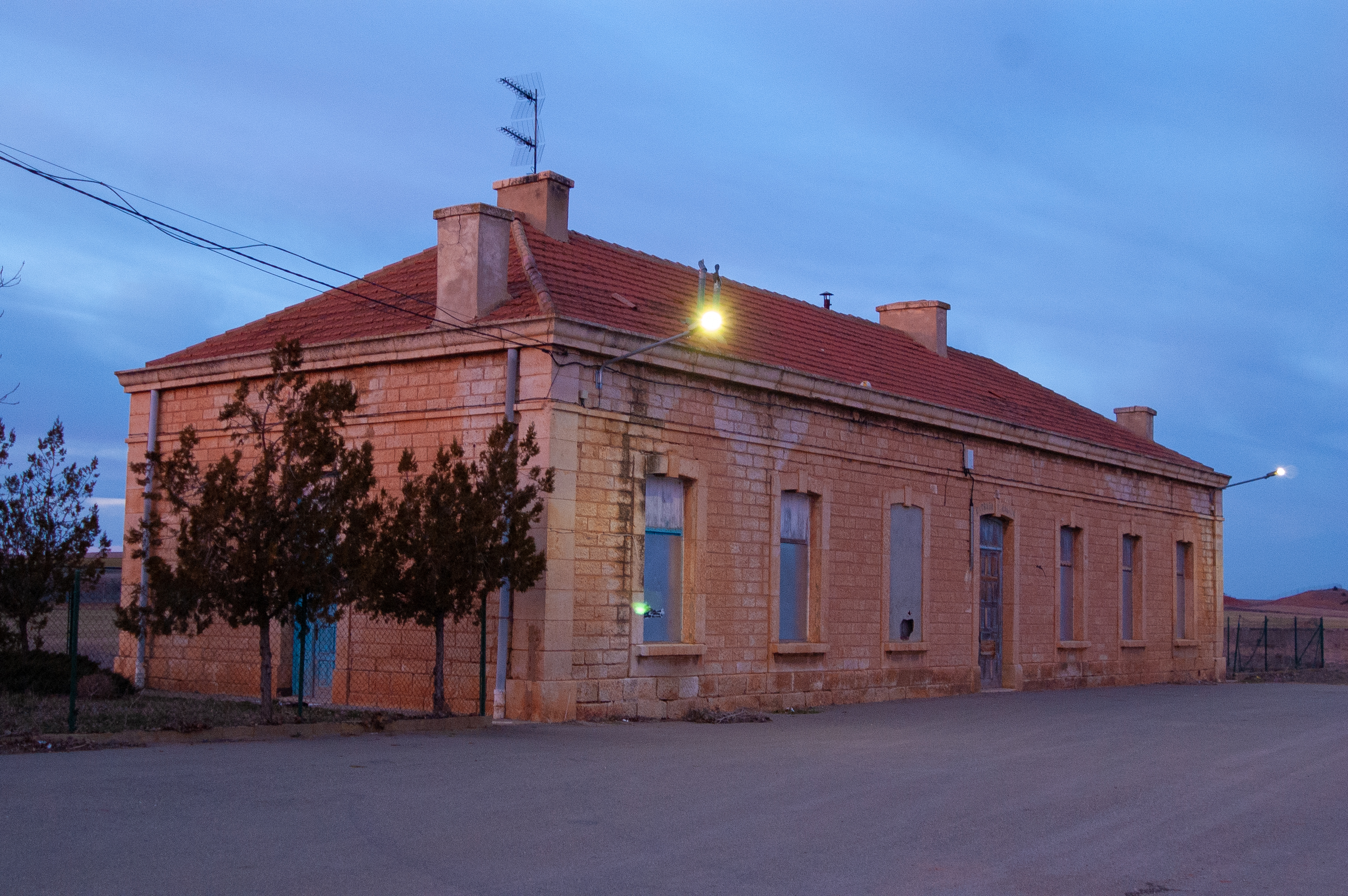 Antigua estación de Monreal del Campo