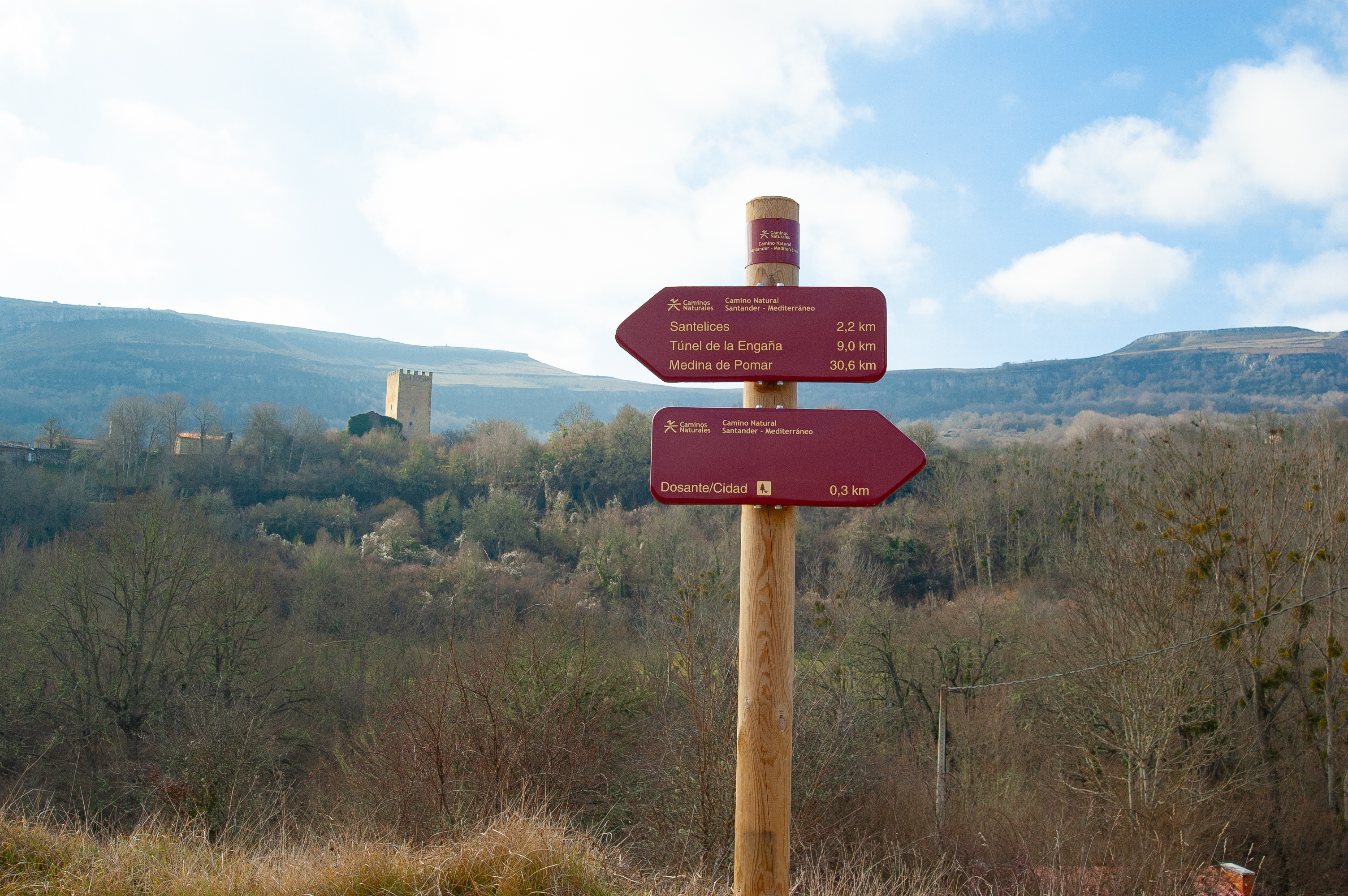 Camino Natural Santander - Mediterráneo. Etapa: Estación de Cidad-Dosante - Medina de Pomar