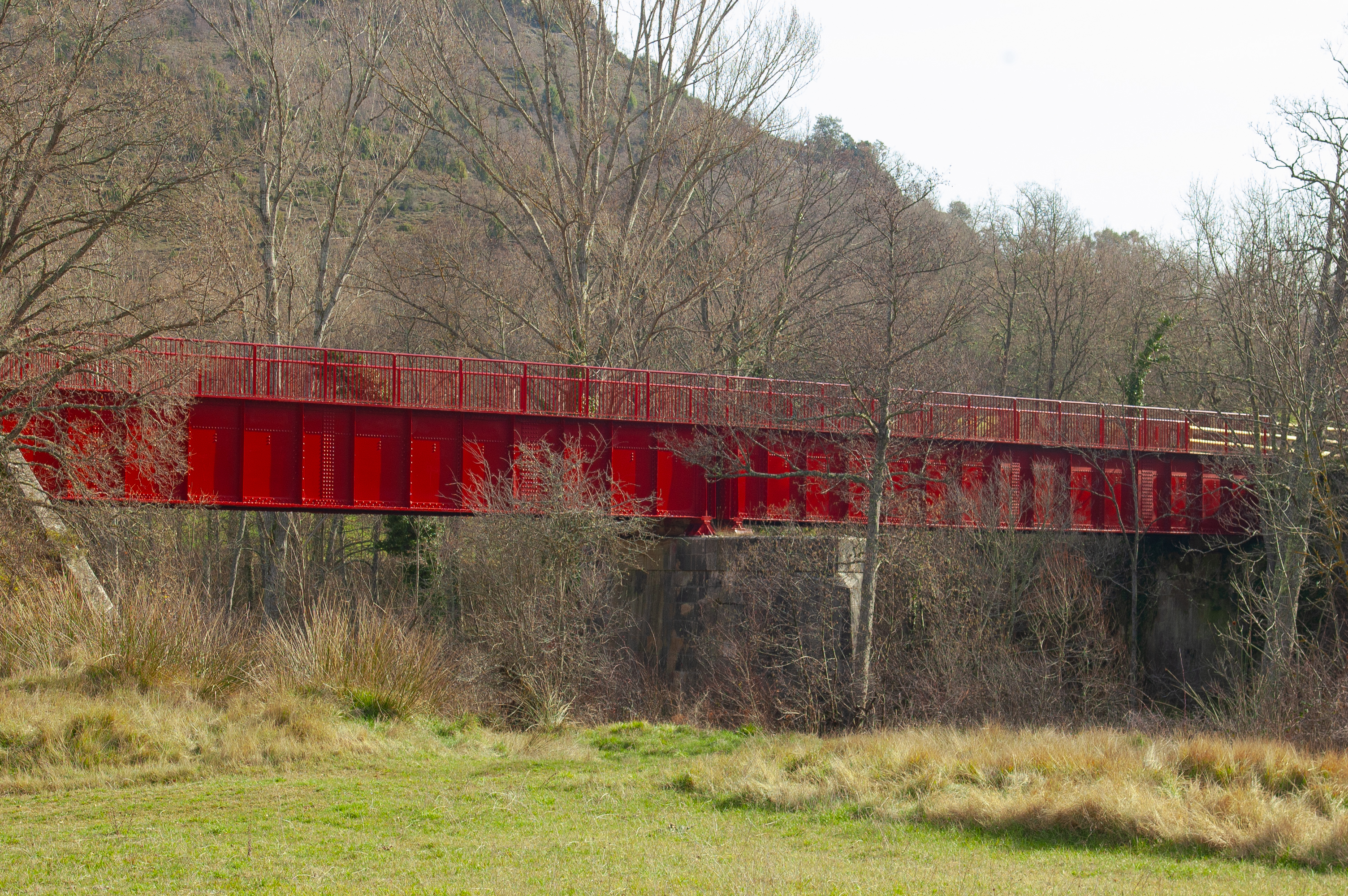 Viaducto sobre el río Nela