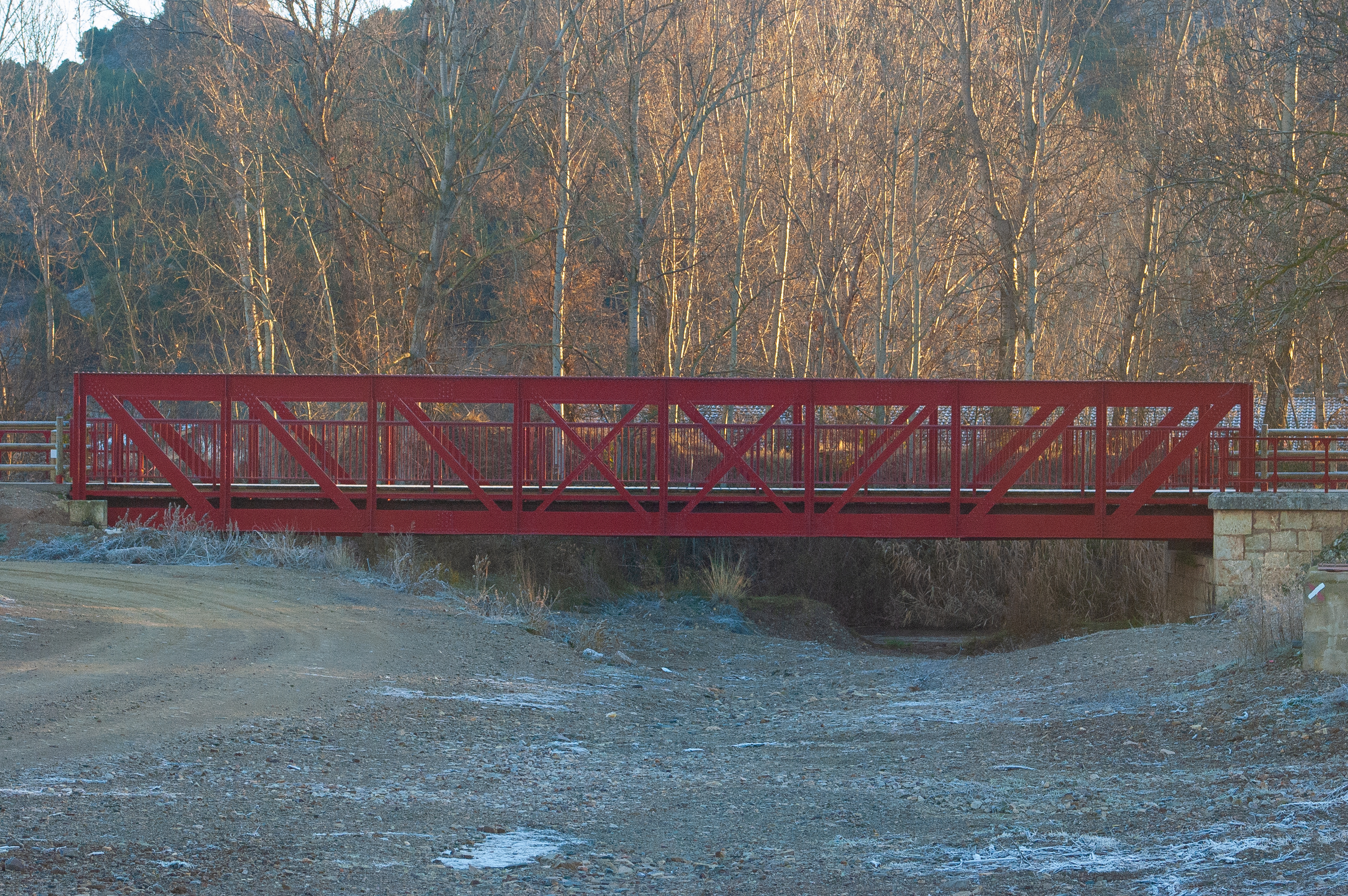 Arroyo Val de la Parra y puente ferroviario